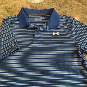 Boys Under Armour Polo Shirt, Size Large